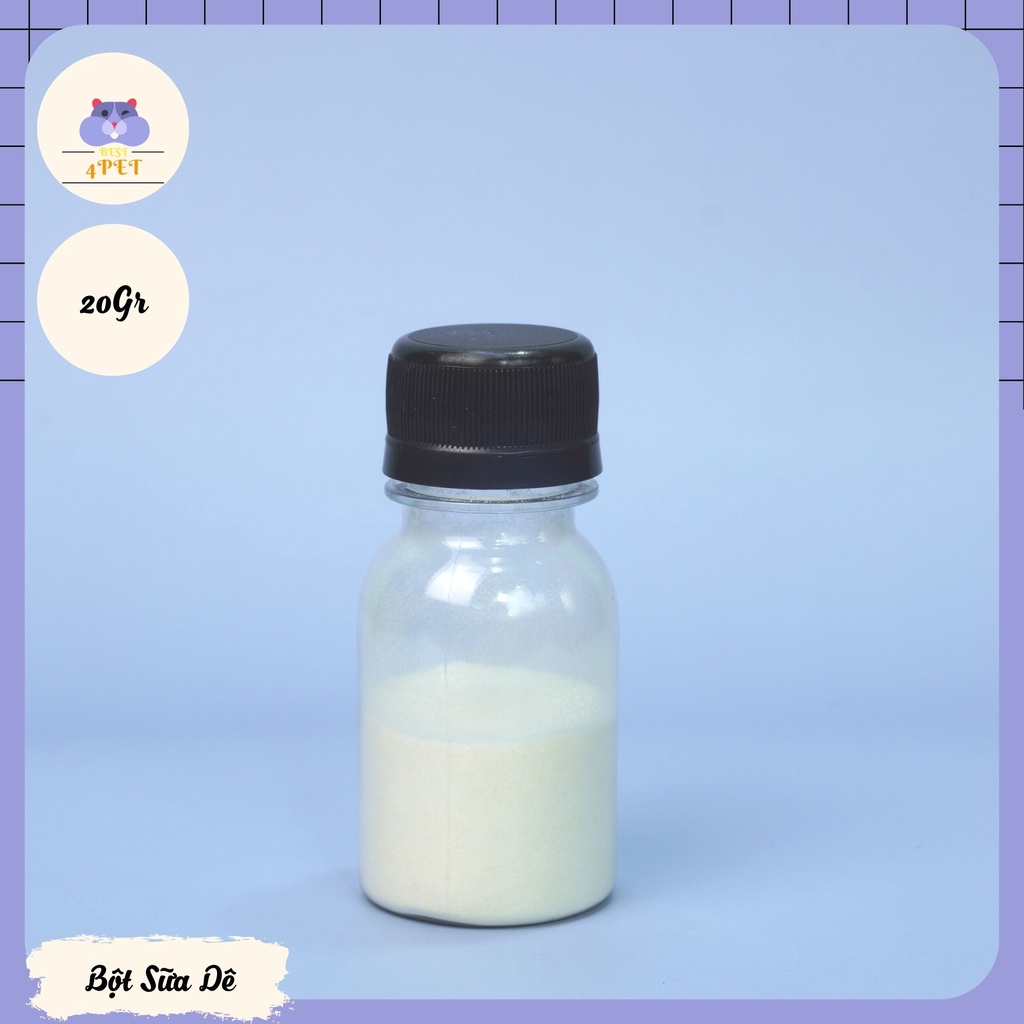 Bột sữa dê cho Hamster, sóc , thỏ , bọ...
