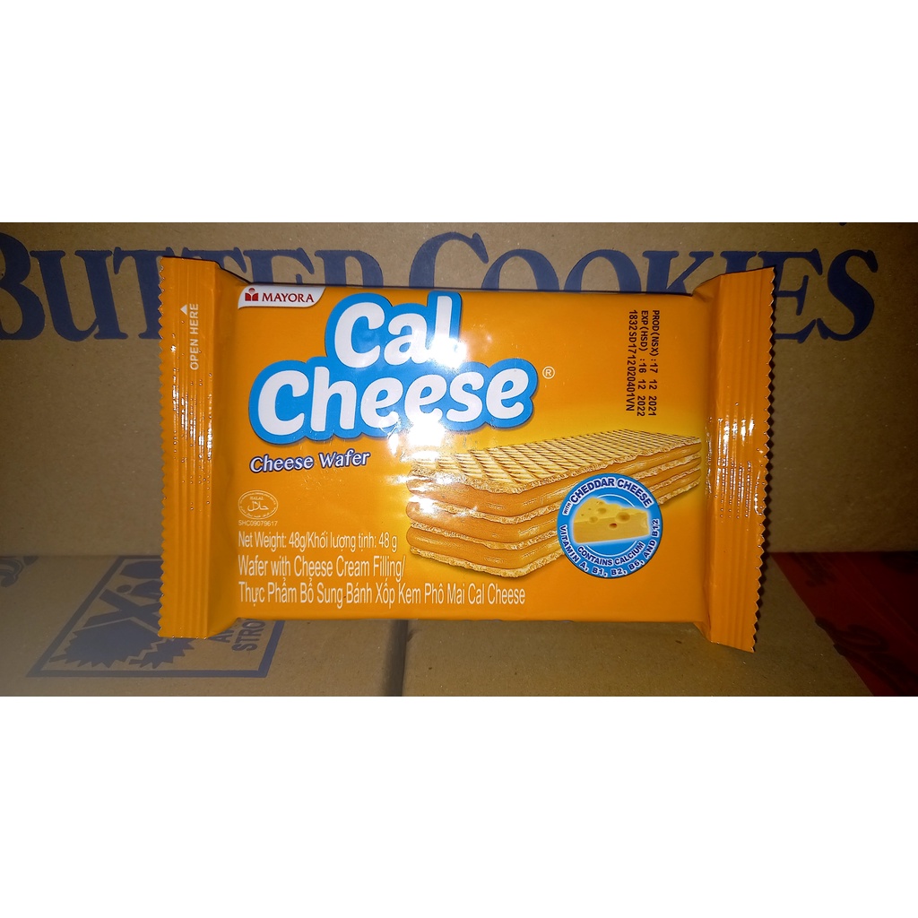 Bánh xốp vị phô mai calcheese