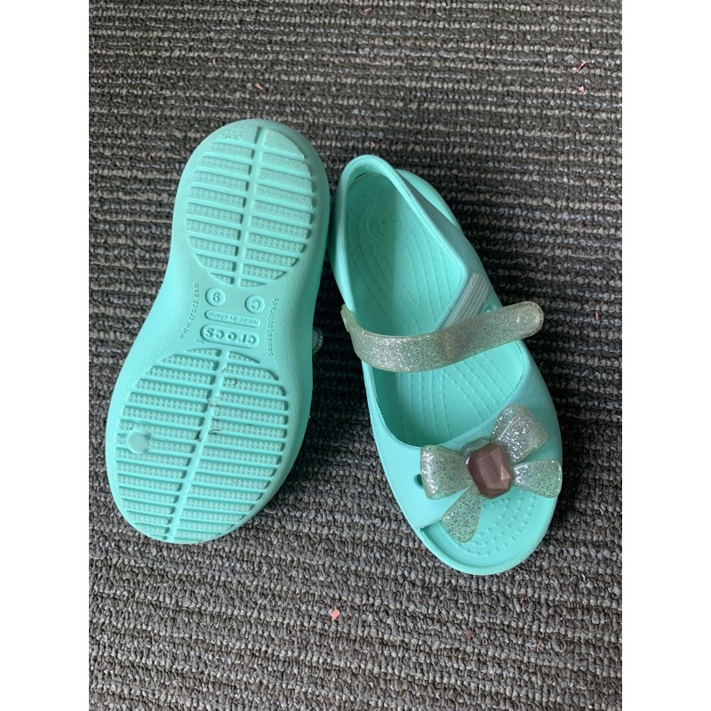 giày nhựa bé gái Crocs size C9