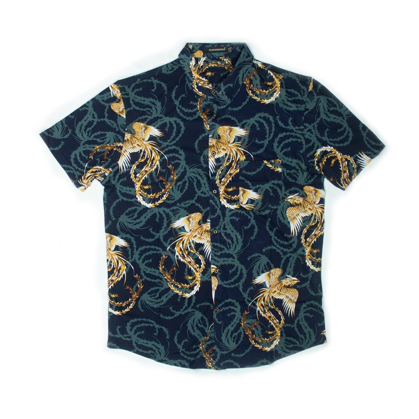 Áo sơ mi nam tay ngắn họa tiết đẹp, chất - SM05 | cao cấp, form suông, trẻ trung, phong cách, cá tính, thoáng mát | BigBuy360 - bigbuy360.vn