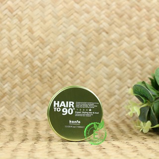 [ CHÍNH HÃNG - SHOP TPHCM] Sáp vuốt tóc Kanfa xanh lá - Hair To 90 Kanfa Hair wax 100ml - daugoikho