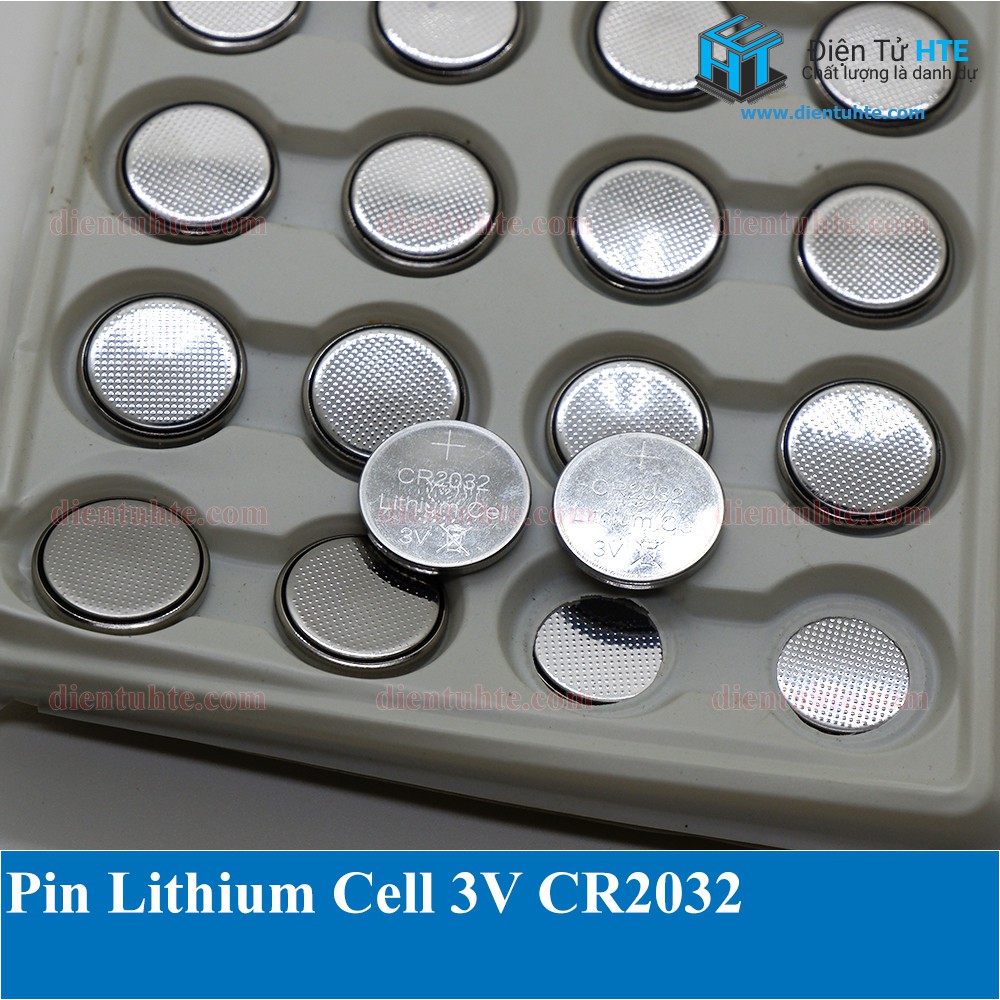 Pin Lithium Cell 3V CR 2025 - CR2032 [HTE Quy Nhơn CN2]