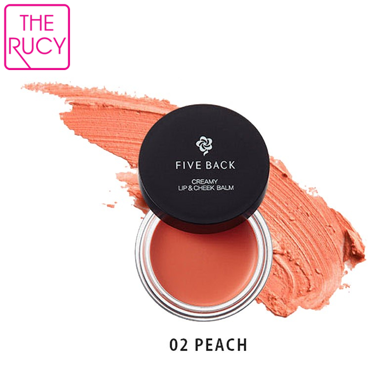 Son kem cho môi &amp; má The Rucy Five Back Cream Lip &amp; Cheek Balm 6.5g
