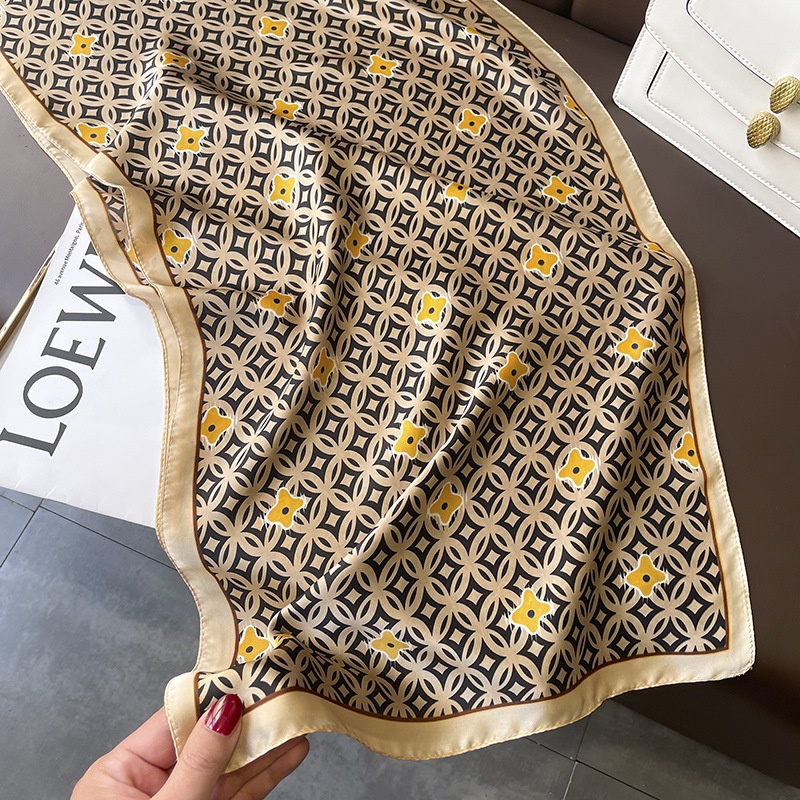 Khăn choàng lụa quàng cổ cho nữ công sở, đi chơi, đi tiệc, sang trọng mềm nhẹ size 165x40cm