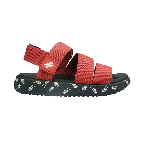 [CHÍNH HÃNG] SANDAL SAADO | SC02 – Yezi Bone Hand – Màu Đen Đỏ | Giày Sandal Nam Nữ