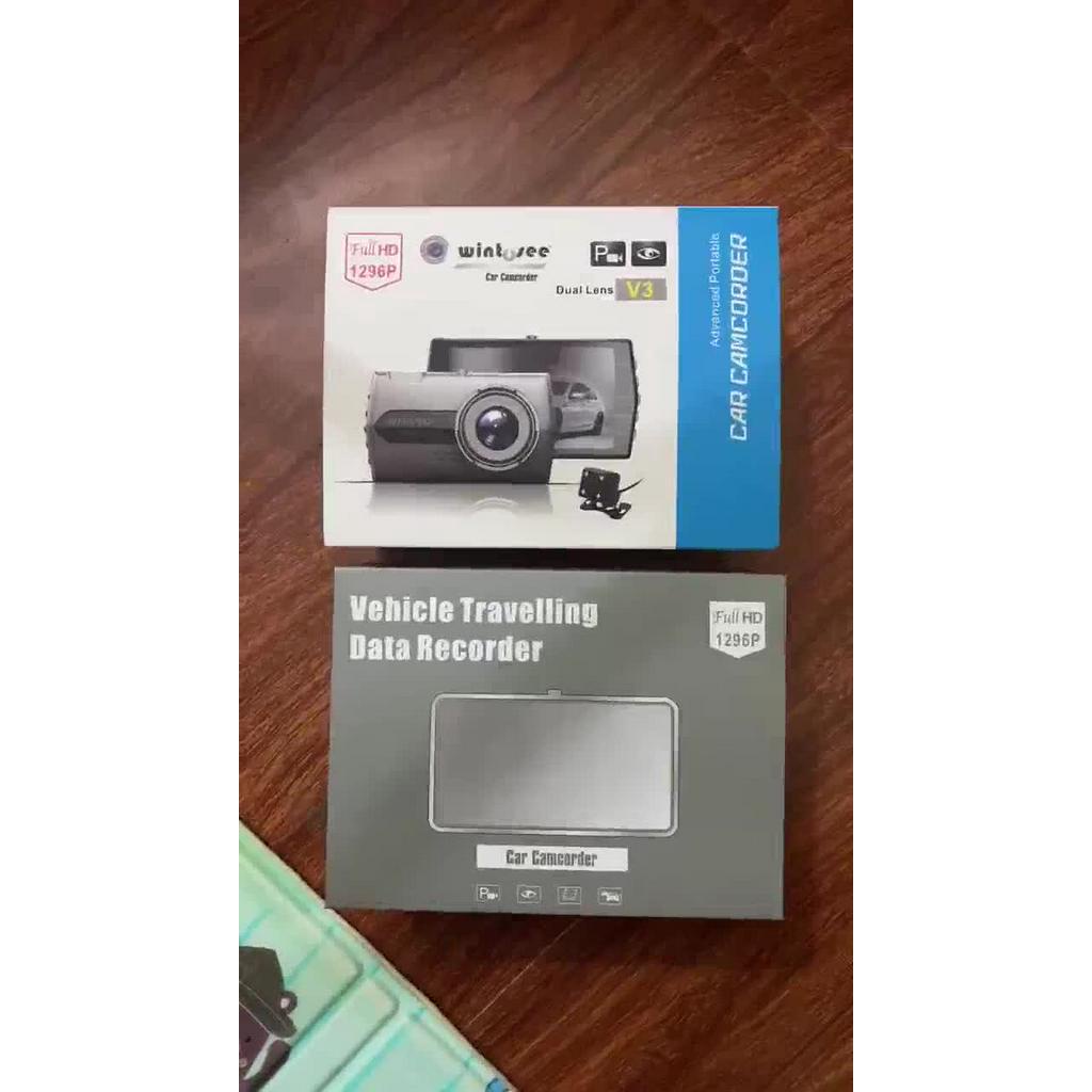 Camera hành trình Wintosee Dual Lens V3 Full HD 1296P siêu nét | BigBuy360 - bigbuy360.vn