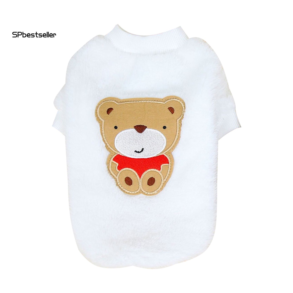 Áo Khoác Cotton Hai Mặt In Hình Gấu Giữ Ấm Dành Cho Thú Cưng