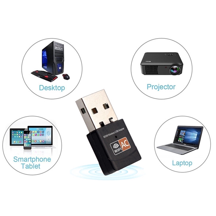 Adapter WiFi băng tần kép 600Mbps chất lượng cao | BigBuy360 - bigbuy360.vn