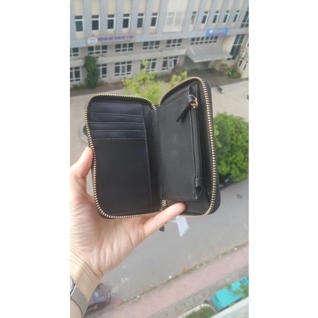 Ví Mango đen ngắn - hxt kèm bill Nga