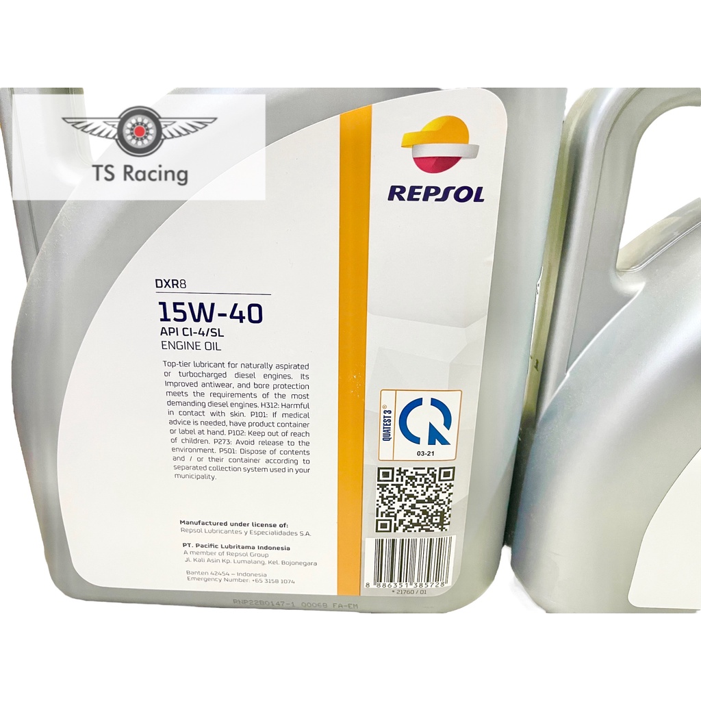 Nhớt xe hơi ô tô xe tải repsol dxr8 15w40 - gxr7 10w40