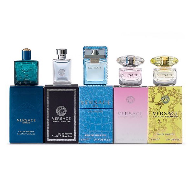 nước hoa mini set 5 chai Versace Pháp