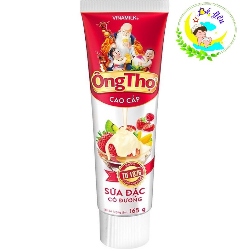 Sữa đặc có đường dạng tuýt ông thọ đỏ tiện lợi