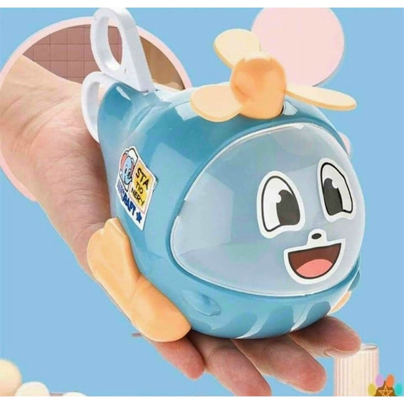 Bộ dụng cụ học tập 6in1 hình máy bay cute cho bé