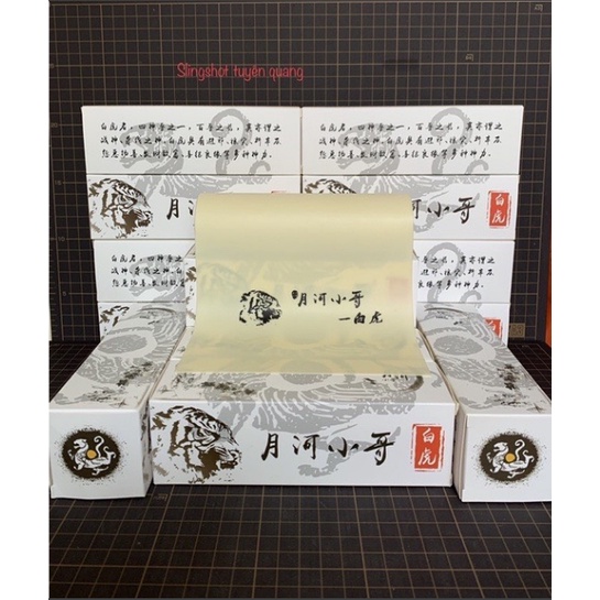 Dây ná cao su Combo 5 bộ thun ná cao su hổ trắng  buộc sẵn 0.65mm