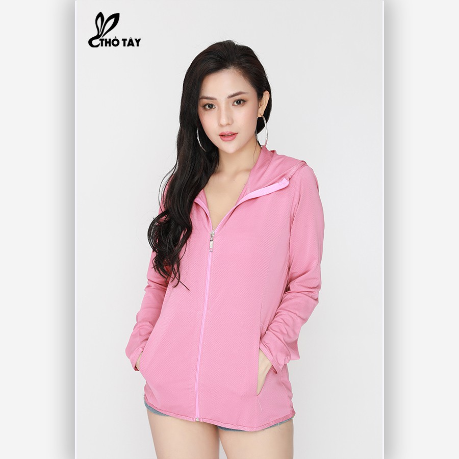 Áo Khoác Chống Nắng Chất Thun Co Giãn THỎ TÂY A215B17