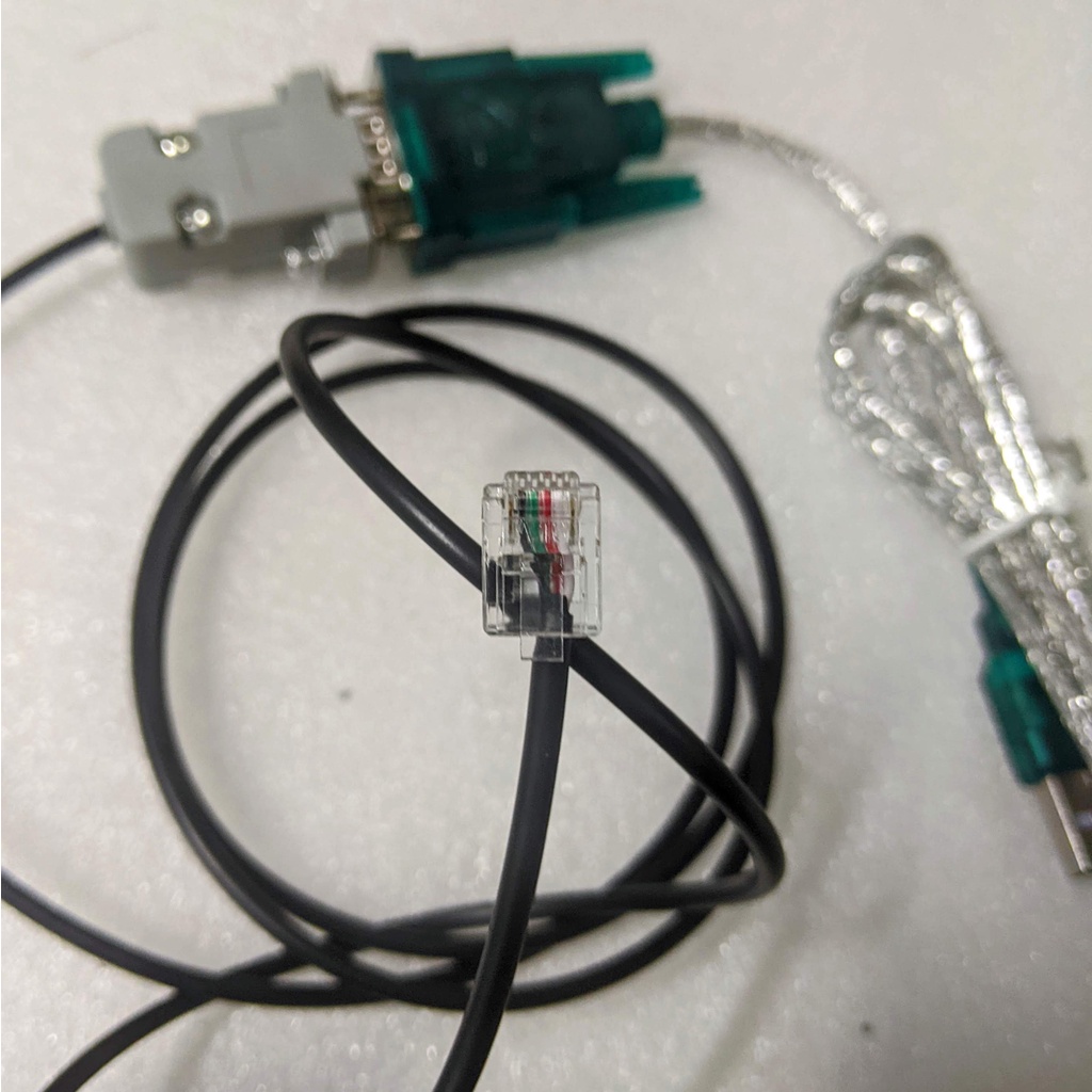 Cáp rs232 truyền dữ liệu giữa pack pin 48V với máy tính