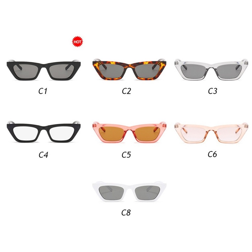 Kính Mát Mắt Mèo Nhỏ Phong Cách Retro Cho Nữ