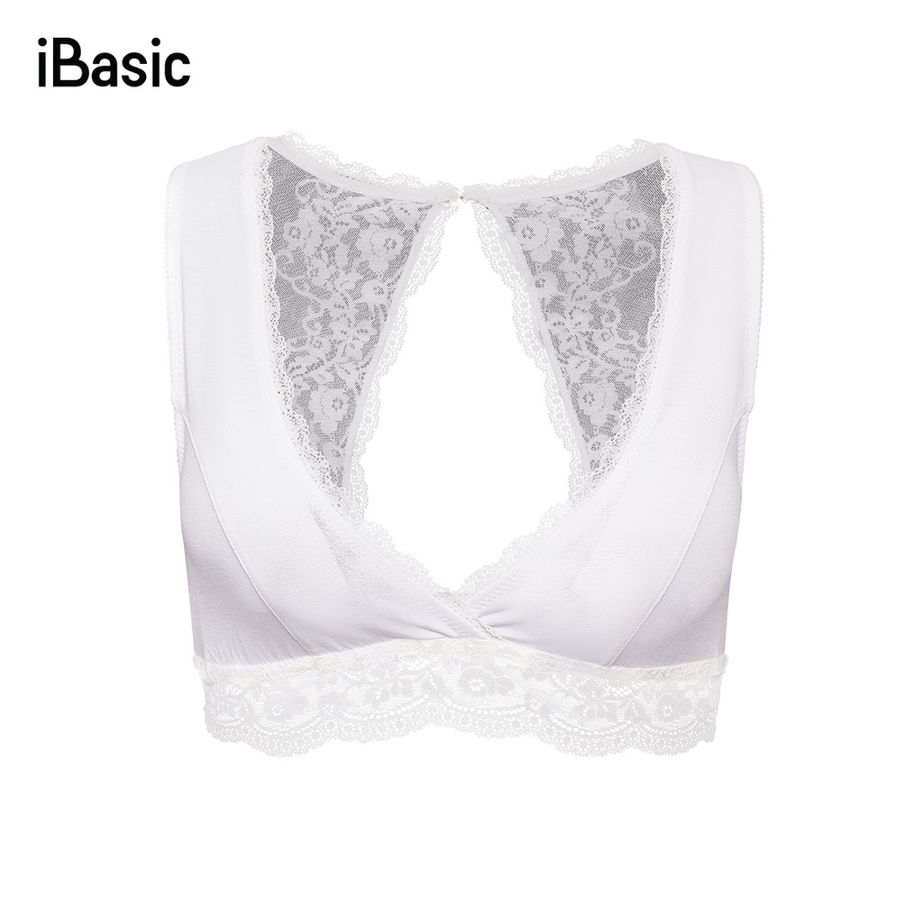 Áo brallete phối ren iBasic BRAY026
