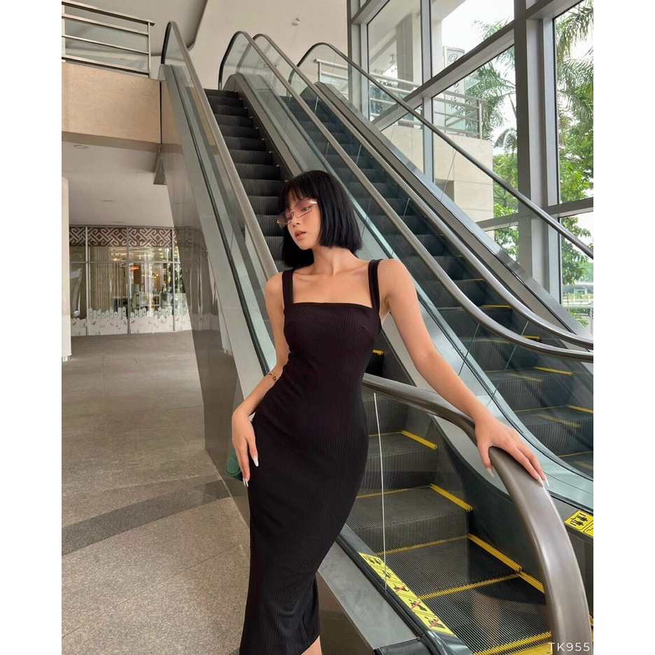 Đầm body hai dây