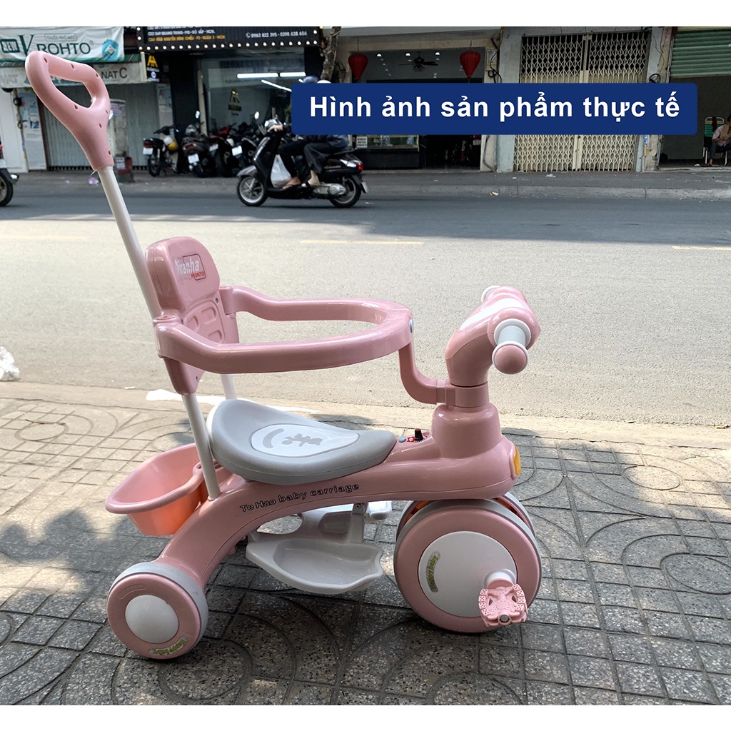 Xe đạp 3 bánh có tay đẩy đa năng 3 in 1 cho bé BBT Global Q10