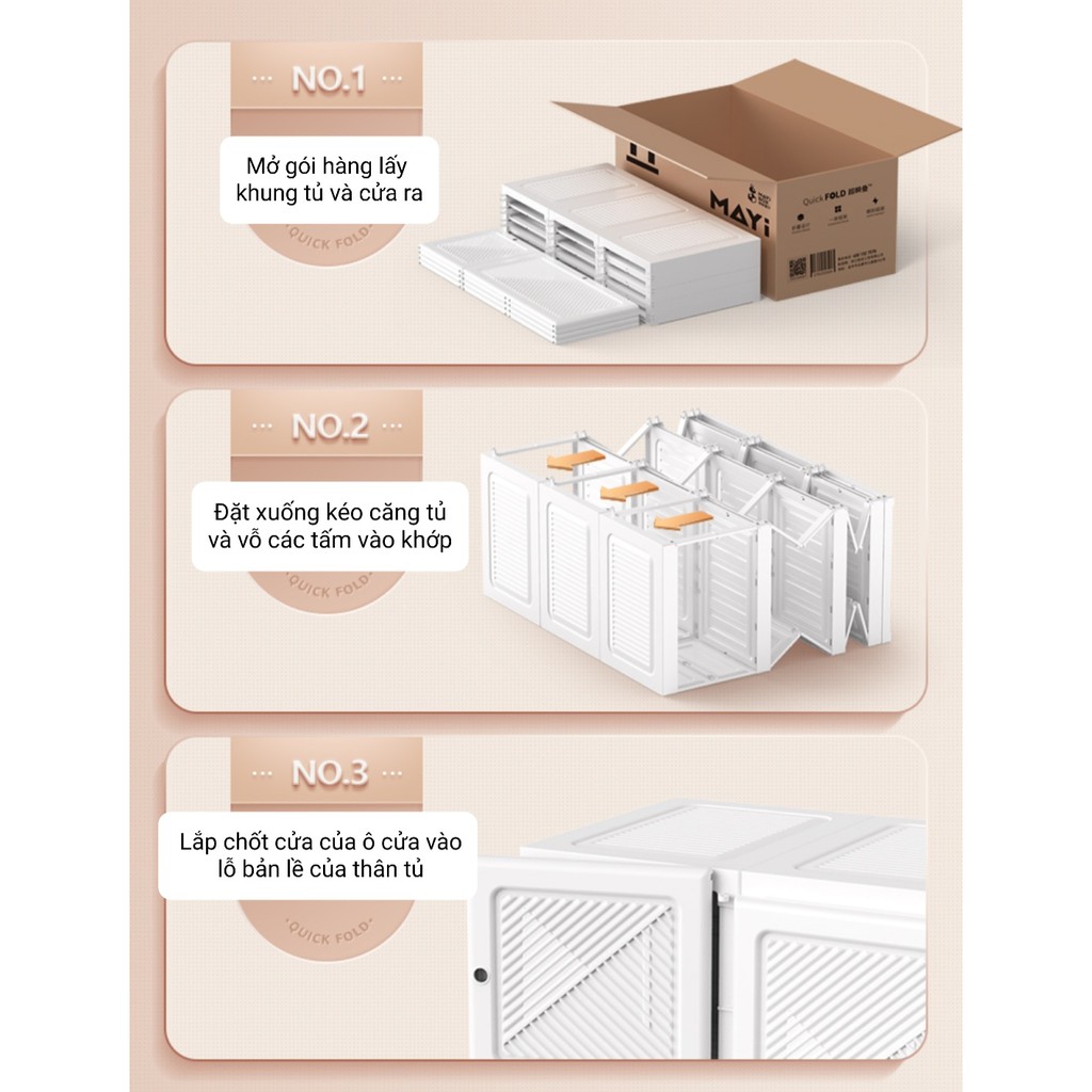 Tủ quần áo hãng MAYI BOX