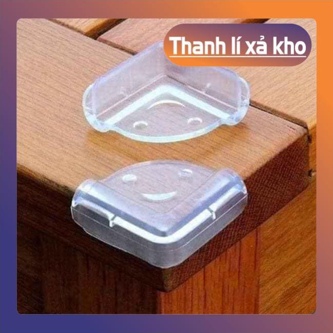 [XẢ KHO] Combo 4 bịt cạnh bàn silicon góc vuông an toàn cho trẻ nhỏ