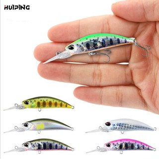 Mồi Câu Cá Giả Bằng Nhựa Cứng 65mm / 5.1g 1-2m