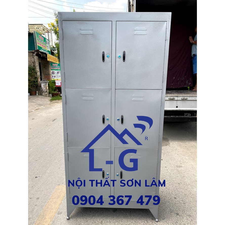 Tủ hồ sơ sắt  tủ văn phòng 6 cửa giá rẻ