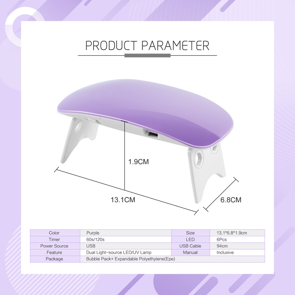 [Hàng mới về] Đèn Led 60s / 120s Hong Khô Sơn Móng Tay