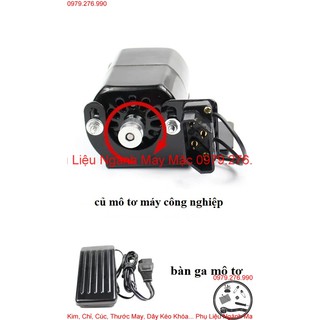 Bộ mô tơ và bàn ga máy may công nghiệp