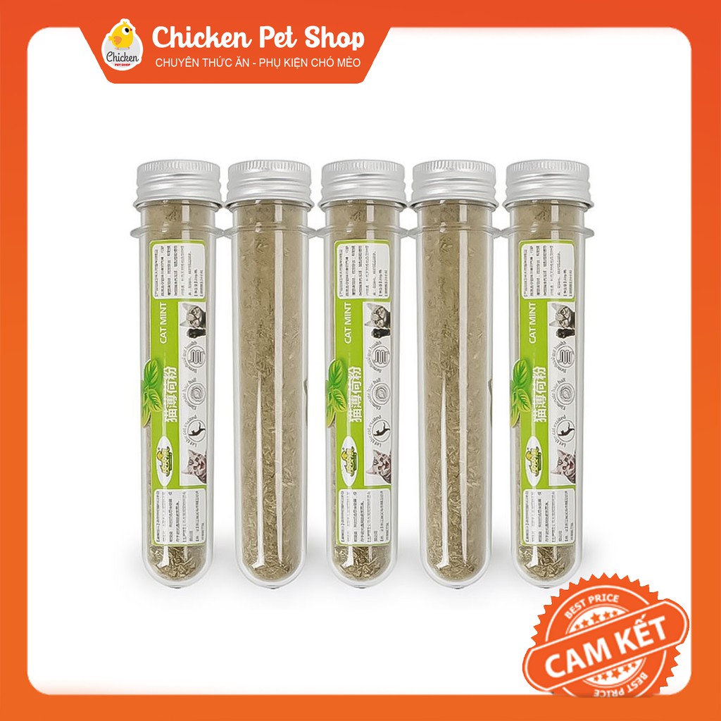 Ống Catnip Bạc Hà Mèo Dạng Khô