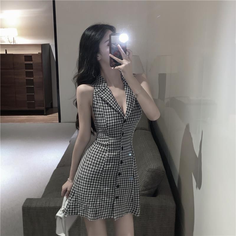 Chân Váy Chữ A Họa Tiết Ca Rô Xinh Xắn Dành Cho Nữ | BigBuy360 - bigbuy360.vn