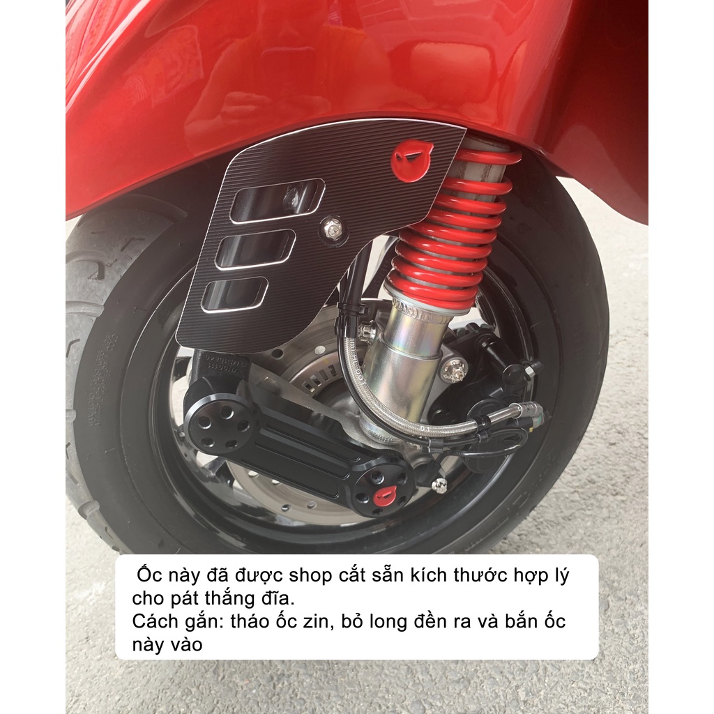 Cặp ốc Salaya pát dĩa trước cho xe Vespa Sprint Primavera Notte Iget