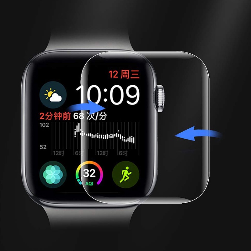 Kính Cường Lực HD Bảo Vệ Màn Hình Đồng Hồ Apple Watch 45mm 41mm 44mm 40mm 42mm 38mm 7 6 5 4 3 Se