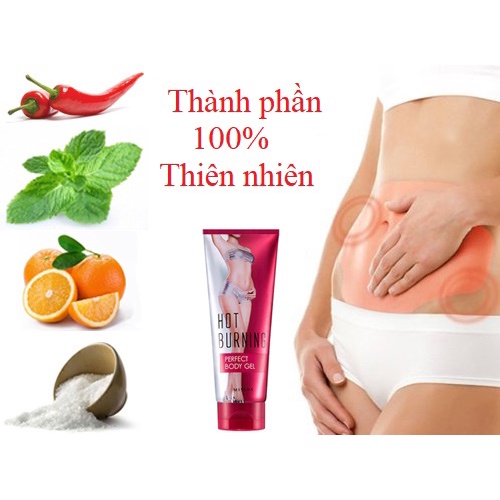 Kem tan mỡ Missha Hot Burning Perfect Body Gel. (Hàn Quốc) #Pvy Beauty