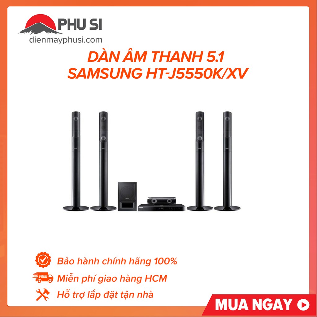 Dàn âm thanh Samsung HT-J5550K/XV 5.1CH