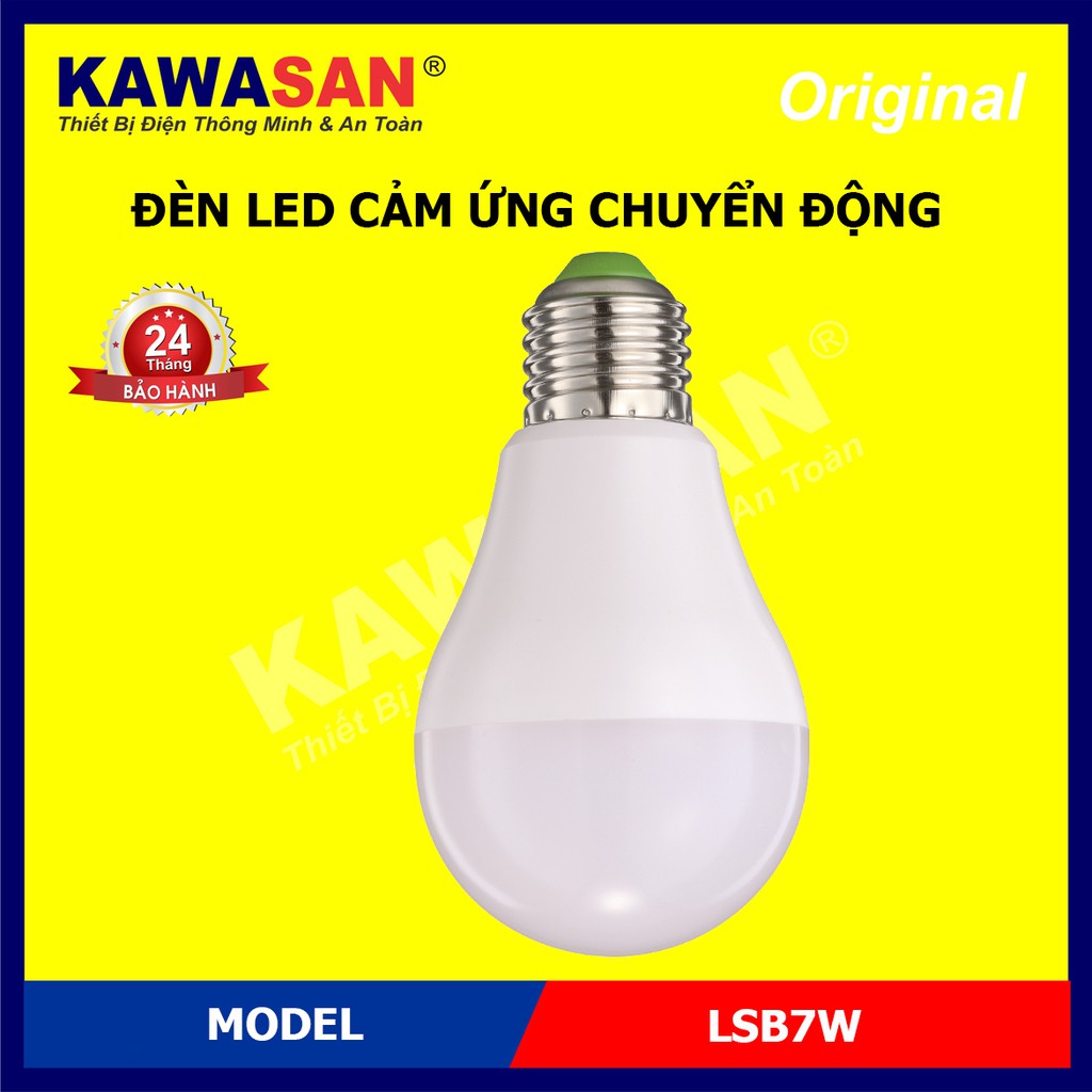 Bóng đèn cảm ứng ánh sáng Kawasan LSB7W