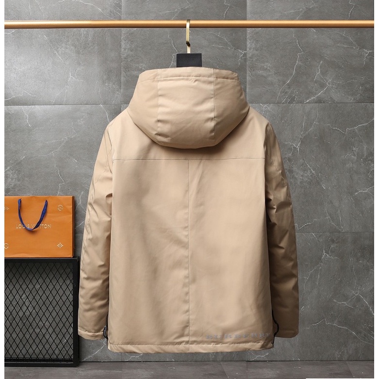 Áo khoác phao gió nam thương hiệu Burberry BBR cao cấp thiết kế đơn giản thời trang