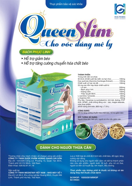 Giảm cân an toàn dòng cao cấp Queen Slim | BigBuy360 - bigbuy360.vn
