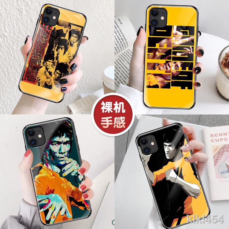 VIVO OPPO Ốp Điện Thoại In Hình Bruce Lee Cho Iphone 11 12 X Xr Huawei