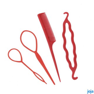 Bộ dụng cụ làm tóc 4 món kiểu Hàn cho bé gái