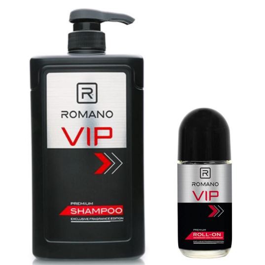 Romano VIP - Combo Gội 650g + Lăn 50ml