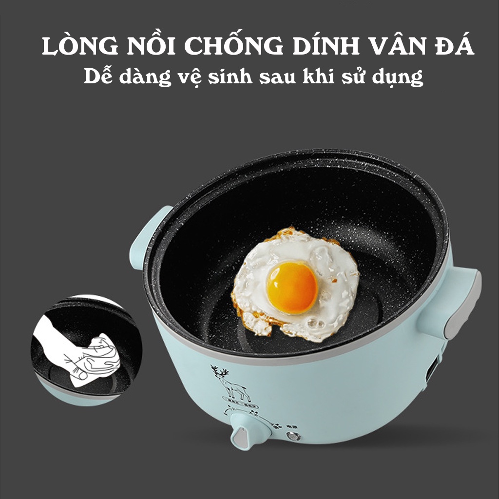 Nồi Lẩu Mini Đa Năng ARISON N-09 Dung Tích Lên Đến 3.2L Chống Dính Cao Cấp Bảo Hành 6 Tháng NL09