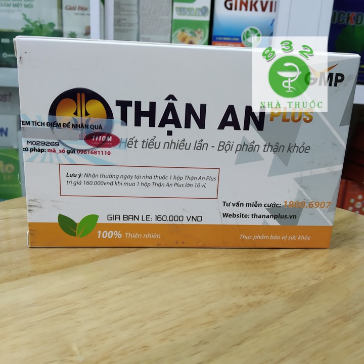 Thận an Plus hộp 2 vỉ