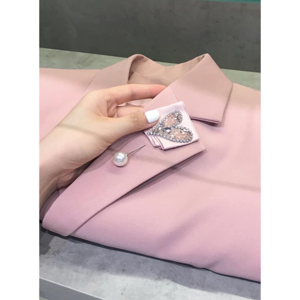Áo Blazer Thiết Kế NKN Cameria Pink - Thời Trang Thiết Kế Cao Cấp