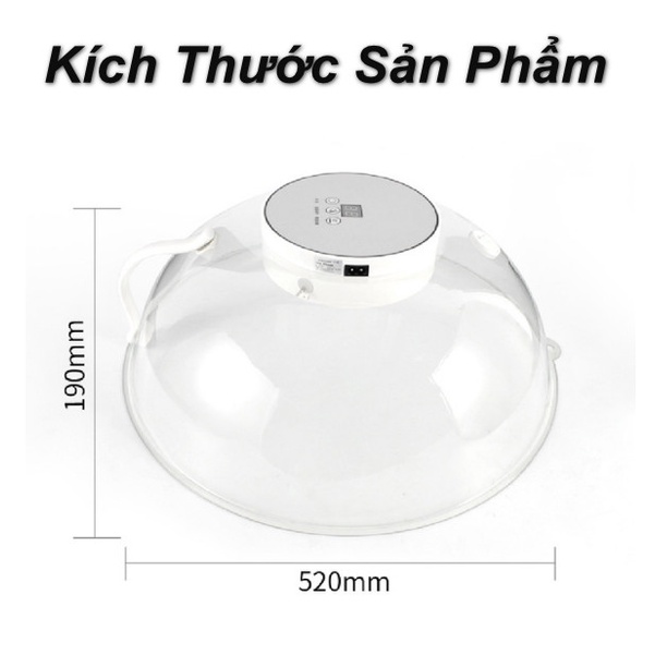 Lồng Bàn Điện Thông Minh Hâm Nóng Thức Ăn, Khử Khuẩn Đồ Dùng, Che Đậy Ruồi Muỗi - Home Decor Furniture