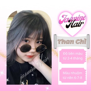 Thuốc nhuộm tóc màu THAN CHÌ thời trang , tặng kèm oxy trợ dưỡng bao tay nhuộm tóc | Jasmine Hair