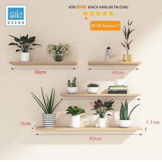 [G01] Kệ Thanh Ngang Treo Tường Kết Cấu Giấu Chân, Gỗ Lõi Xanh Chống Ẩm, Tặng Kèm Phụ Kiện Và Thước Thuỷ Lấy Cân Bằng S0