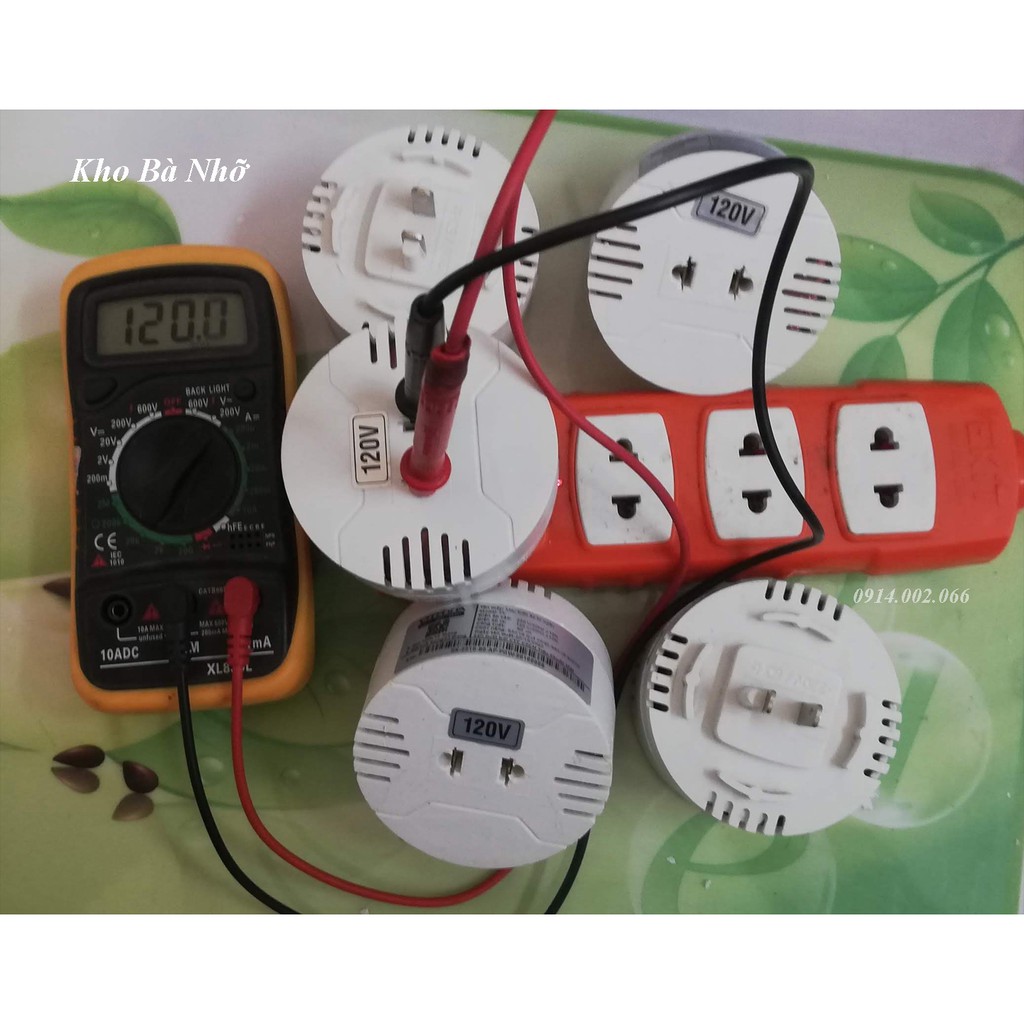 Bộ đổi nguồn 220V ra 120V chuẩn công suất 70W dùng cho hàng xuất Mỹ điện 120V, nguồn đồng xịn Vitenda. Hàng đặt riêng.