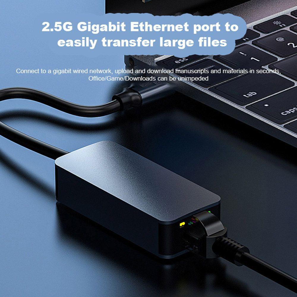 Cáp ChuyểN ĐổI Type-C Sang RJ45 RTL8156B Ethernet Lan Cho Laptop / PC